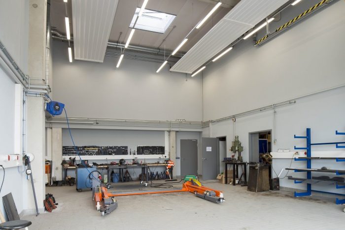 Innenansicht von Hallenbau in Oldenburg