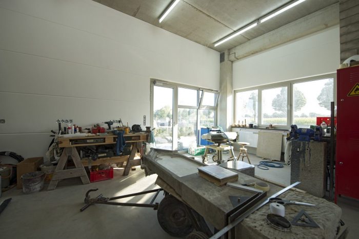 Innenansicht des zweigeschossigen Sommer Gebäudes