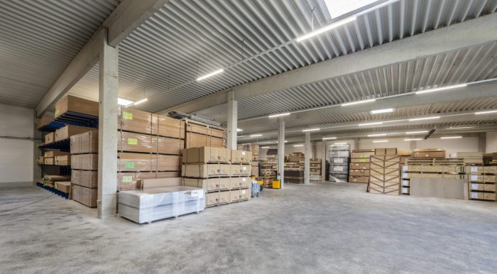 Innenansicht Hallenbau Appen